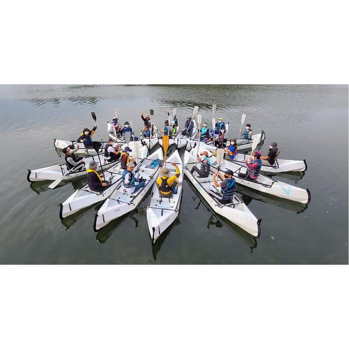 折り畳み カヌー 2人乗り レトロ ヴィンテージ 全長 約4m