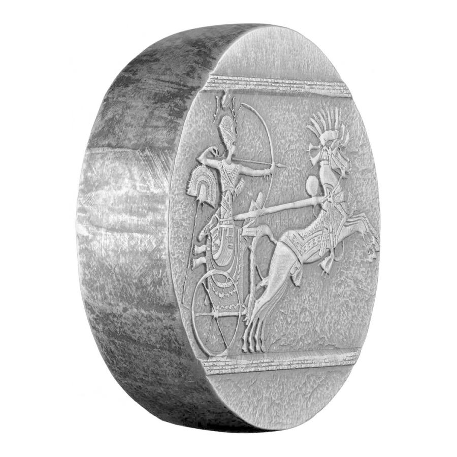 保証書付き] 2020年 (新品) チャド「エジプト・戦争の兵車」純銀 5