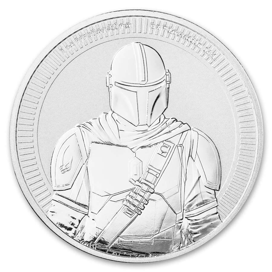 2020年 スターウォーズヴ マンダロリアン シルバー 銀貨 1オンス STAR WARS（スター・ウォーズ） [保証書・カプセル付き] 2021年 (新品