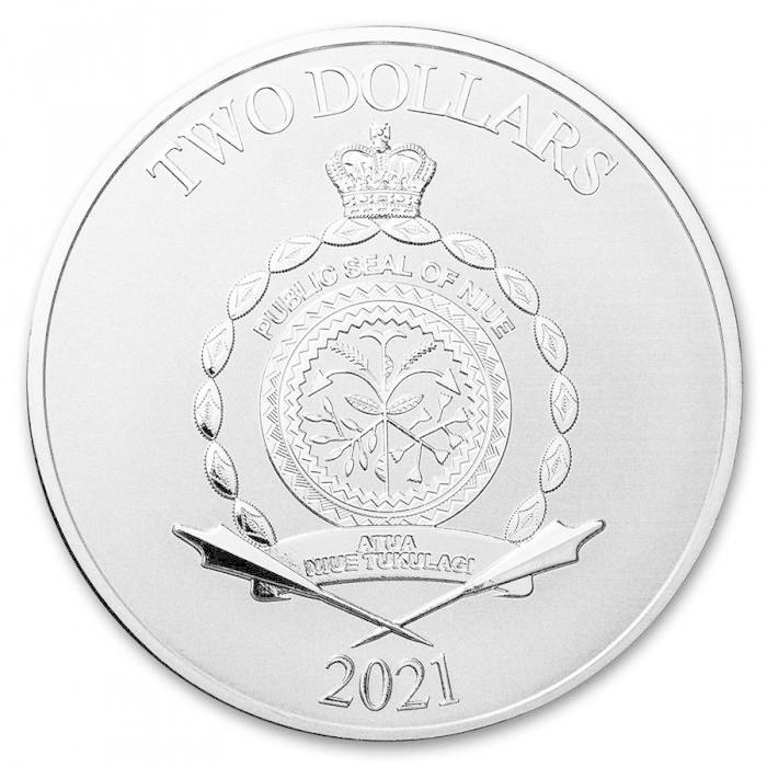 [保証書・カプセル付き] 2021年 (新品) ニウエ「シュレック 20周年」純銀 1オンス 銀貨_1