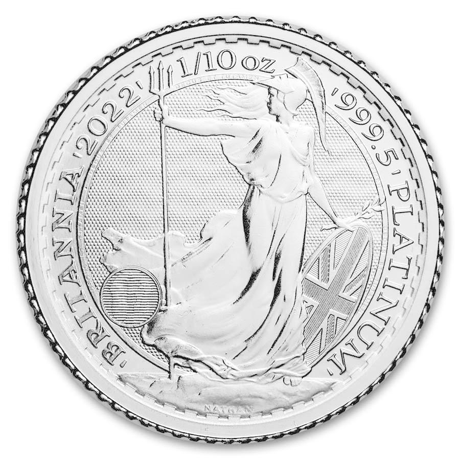 4周年記念イベントが ブリタニア プラチナ貨 1 10オンス 2022