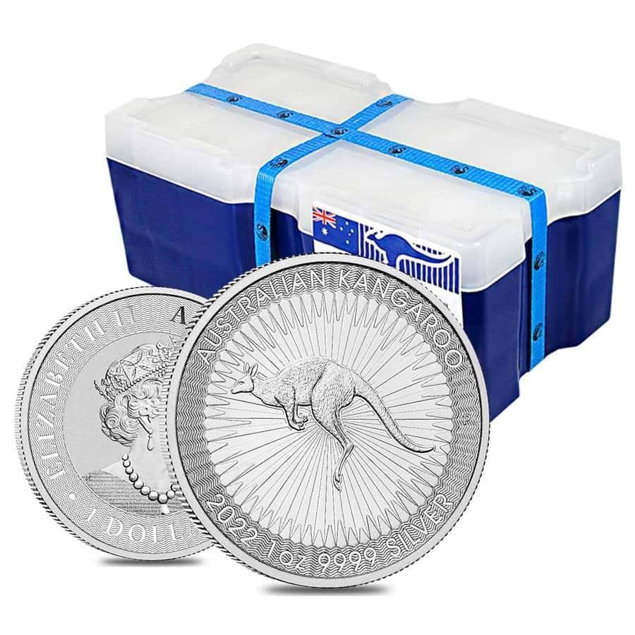 工場直送 21年 新品 9999 純銀 オーストラリア カンガルー 1オンス 銀貨 250枚 ミントロール入り 保証書付き 正規激安 Altammamfactory Com Jo