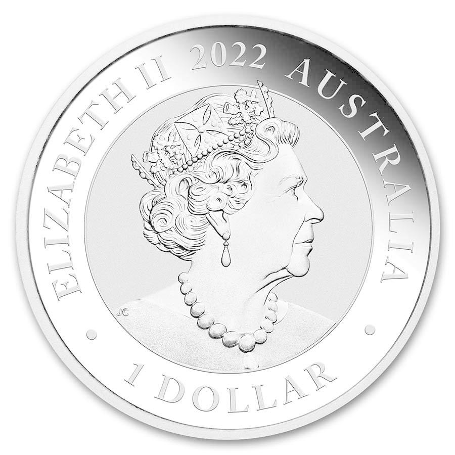 [保証書・カプセル付き] 2022年 (新品) オーストラリア「白鳥・ハクチョウ・スワン」純銀 1オンス 銀貨