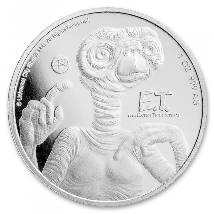 保証書・カプセル付き] 2022年 (新品) ニウエ「E.T. イーティー 40周年