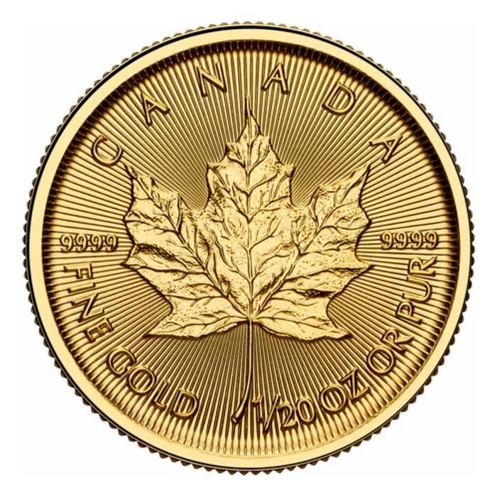 返品不可　2020年 カナダ メープルリーフ 純金?メダル　送料込み 24金 メイプルリーフ 金貨 1/4oz ランダムイヤー カナダ 純金 K24