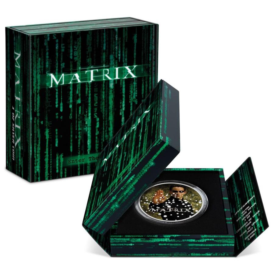 保証書・カプセル付き] 2022年 (新品) ニウエ「ザ・マトリックス」純銀