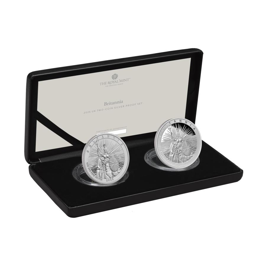 保証書・カプセル付き] 2025年 (新品) イギリス「ブリタニア」純銀 1