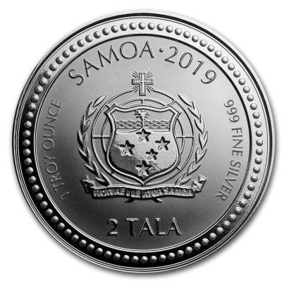 [保証書・カプセル付き] 2019年 (新品) サモア「タツノオトシゴ・シーホース」純銀 1オンス 銀貨_1