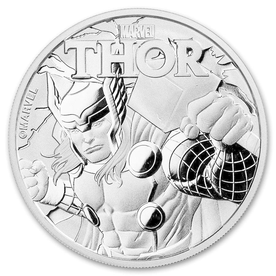 [保証書・カプセル付き] 2018年 (新品) ツバル「マーベル・ソー」純銀 1オンス 銀貨