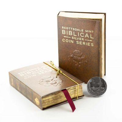 [保証書付き] 2021年 (新品) ニウエ「聖書シリーズ・庭で祈るイエス」純銀 2オンス アンティーク 銀貨