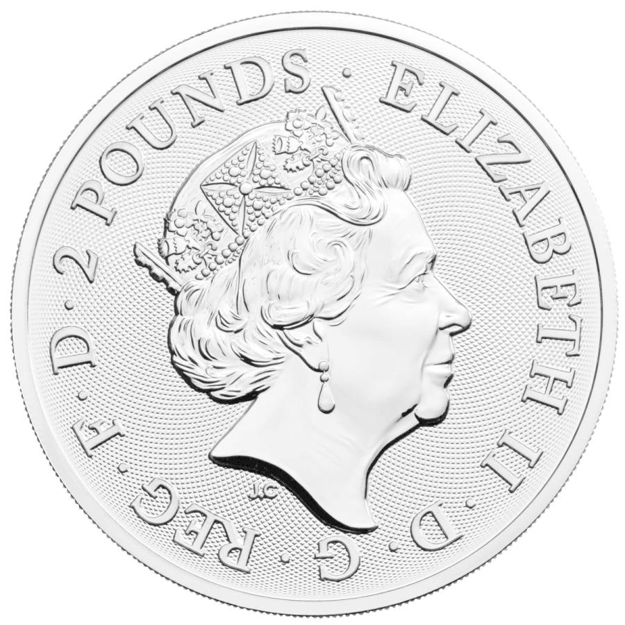 イギリス「神話と伝説 ・ロビンフッド 」2ポンド　純銀　銀貨　1オンス　2021 保証書・カプセル付き] 2021年 (新品) イギリス「神話と伝説