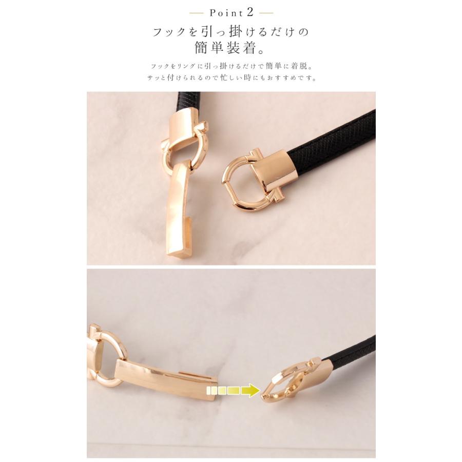 GOLDJAPAN（ゴールドジャパン） 大きいサイズ レディース ベルト 細