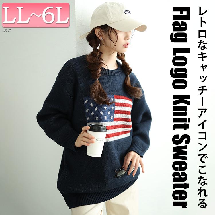 GOLDJAPAN 大きいサイズ レディース トップス ニット セーター GOLDJAPAN 大きいサイズ レディース トップス ニット セーター