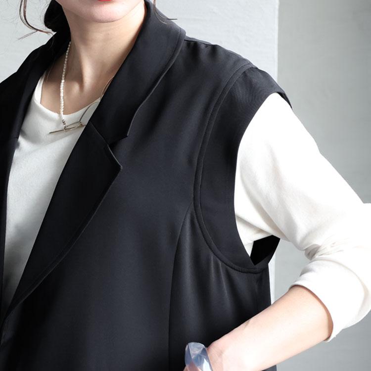 GOLDJAPAN 大きいサイズ レディース ジャケット ベスト ジレ GOLDJAPAN 大きいサイズ レディース ジャケット ベスト ジレ