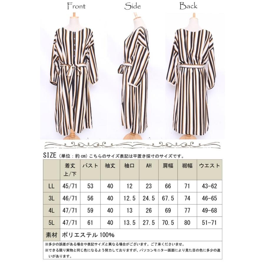 アウトレット 大きいサイズ レディース レディス Vネックワンピース シャツ マルチボーダー柄 ミディアム 薄手 春 秋 ウエスト絞り 4l 17号 ブラック 黒 Bla Gold546 大きいサイズ レディース Gold J 通販 Yahoo ショッピング