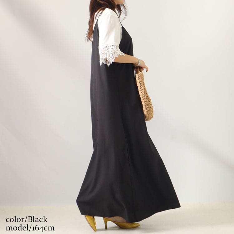GOLDJAPAN 大きいサイズ レディース ワンピース マキシ丈キャミ GOLDJAPAN 大きいサイズ レディース ワンピース マキシ丈キャミ
