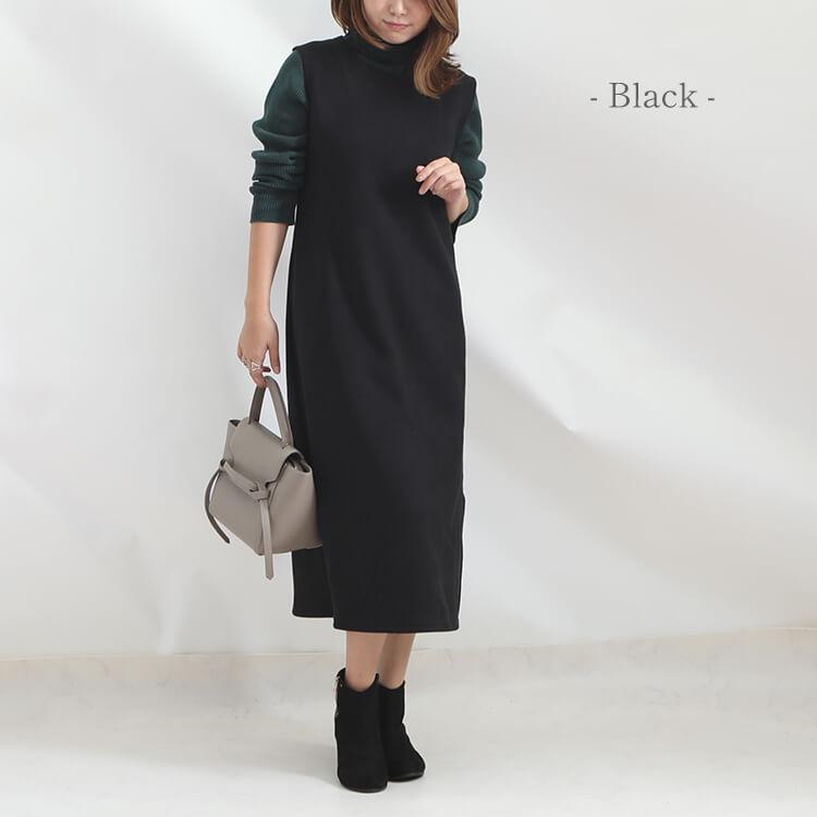 大きいサイズ レディース ワンピース 裏起毛ロングワンピース 黒 体型カバー 秋コーデ 冬コーデ 春コーデ 秋新作 Ll 2l 3l 4l ブラック グレー ゴールドジャパン Goldy 7 大きいサイズ レディース Gold J 通販 Yahoo ショッピング