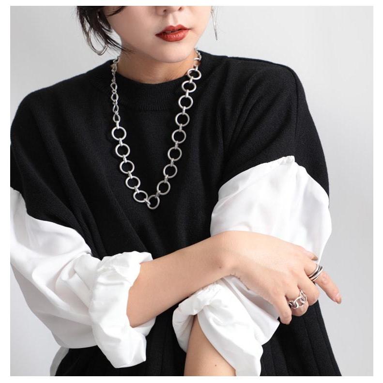 GOLDJAPAN 大きいサイズ レディース アクセサリー ネックレス チェーン