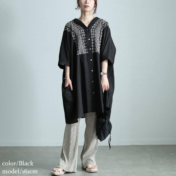 GOLDJAPAN 大きいサイズ レディース チュニック ロング Vネック