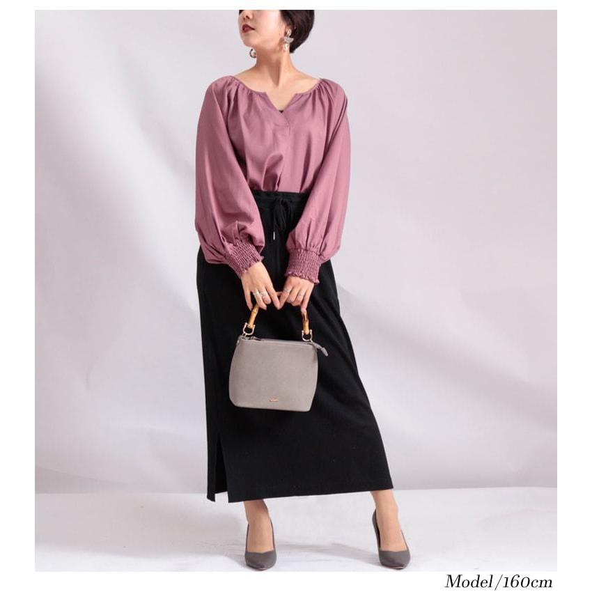 大きいサイズ レディース トップス ブラウス 長袖 キーネック テールカット バルーン 秋コーデ 春 秋 3l 4l 5l ブラック 黒 ピンク カーキ ゴールドジャパン Maru 6395 大きいサイズ レディース Gold J 通販 Yahoo ショッピング