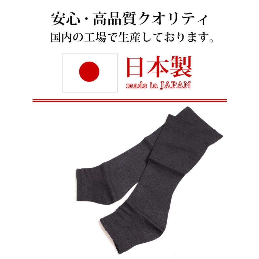 大きいサイズ レディース インナー ナイトウエア 靴下 ソックス 着圧 リンパケア むくみ 伸縮 冬コーデ 秋服 冬服 春服 夏服 3L 4L 5L 6L 7L 8L ブラック 黒 | GOLDJAPAN | 14