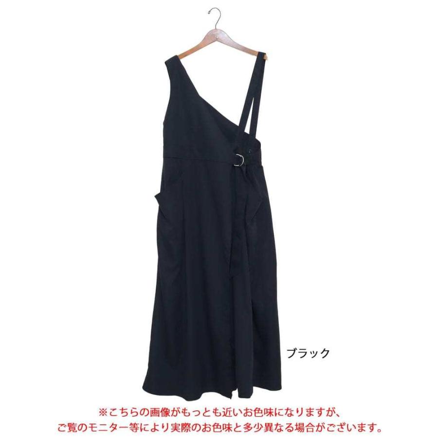 大きいサイズ レディース ワンピース アシメサロペットワンピース ワンピ サロペットワンピース ロング ワンショル 春服 夏服 秋服 冬服 LL 2L 3L 4L 5L 黒｜gold-japan｜18