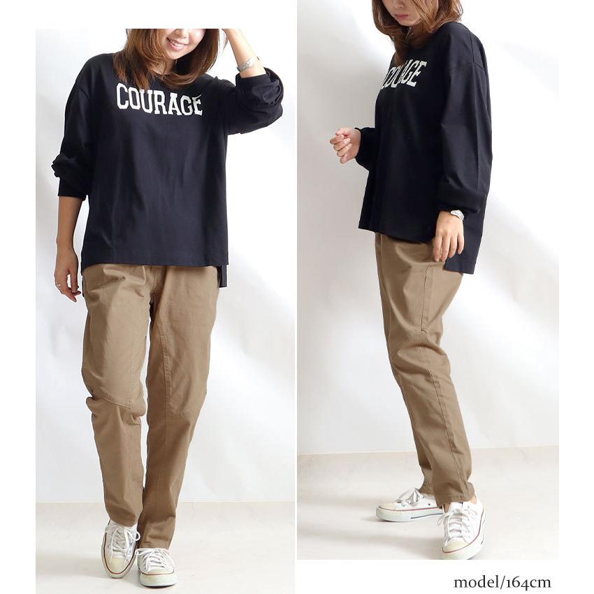 GOLDJAPAN 大きいサイズ レディース パンツ サルエルパンツ リブ
