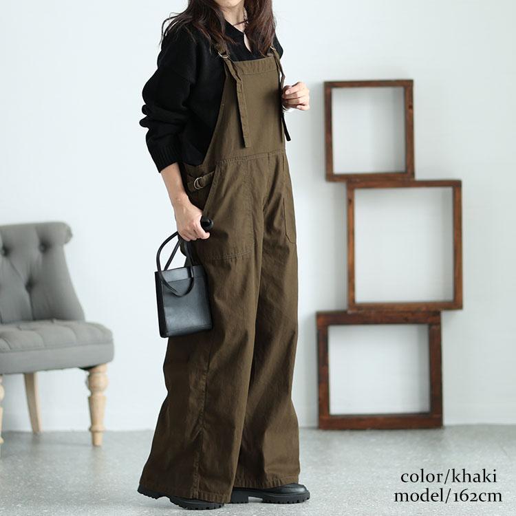 GOLDJAPAN 大きいサイズ レディース サロペット ワイド ロング GOLDJAPAN 大きいサイズ レディース サロペット ワイド ロング