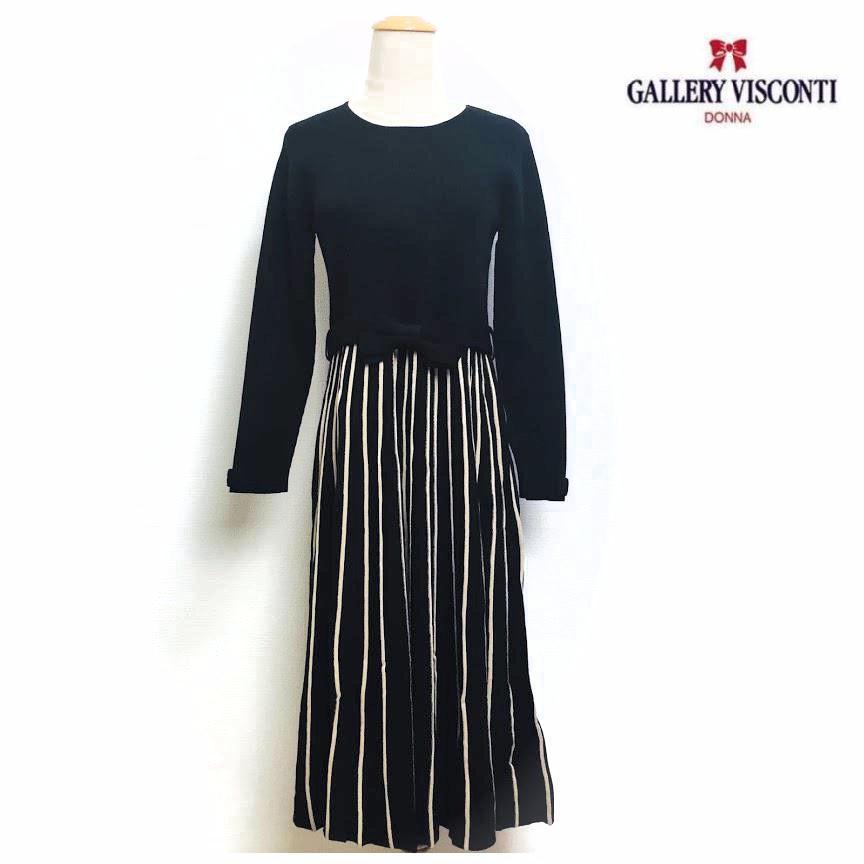 新版 ギャラリービスコンティ ニット切換え プリーツ調ワンピース ブラック L ビスコンティ3 大人かわいい服 109 ゴールドスミス 通販 Yahoo ショッピング 代引不可 Www Rugby Senart Fr