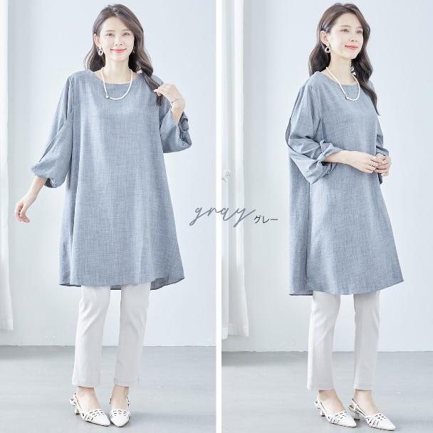 チュニック ワンピース リボンチュニックワンピース L〜LL C31 チュニック ワンピース リボンチュニックワンピース L〜LL C31