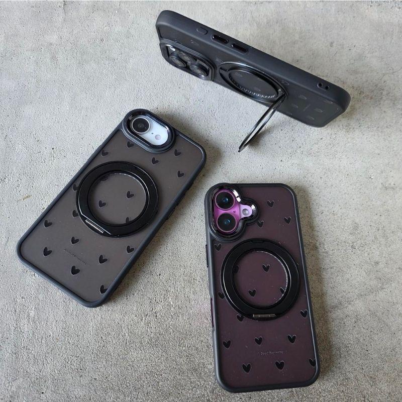 iPhone iphone16 e ケース magsafe ハート iphone15 pro 耐衝撃