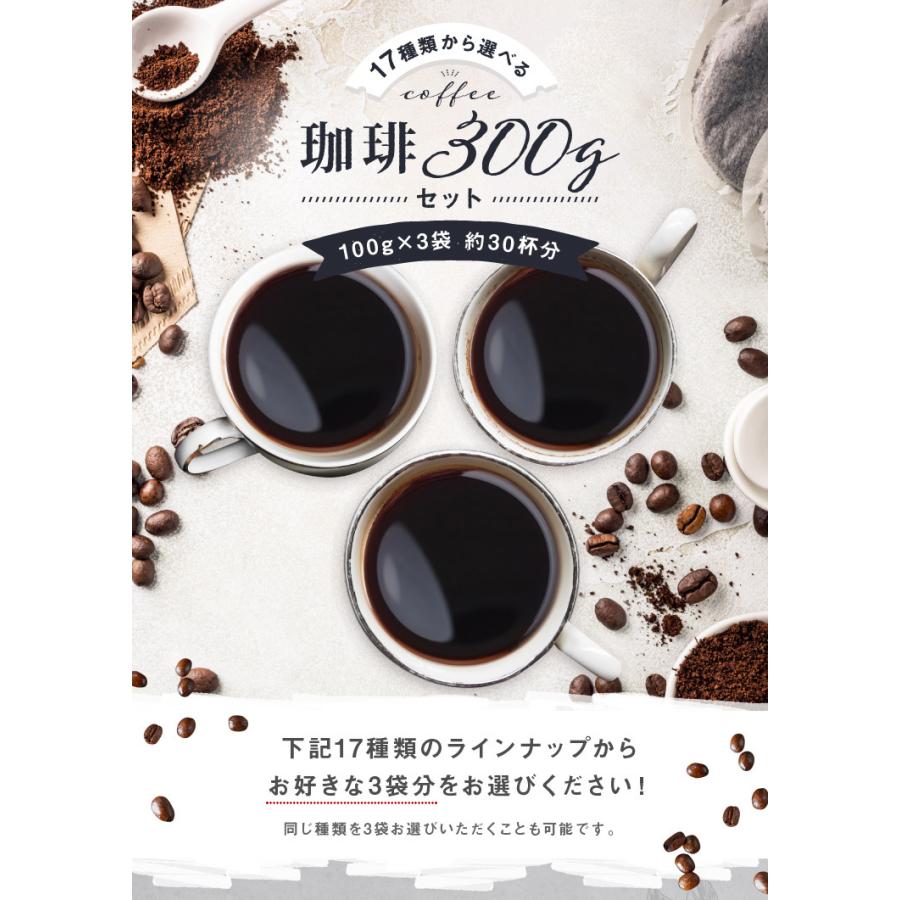 ポイント消化 全国送料無料 17種類から選べるコーヒー 100g×3袋 コーヒー コーヒー豆 レギュラー ゴールド珈琲 お試し 飲み比べ 珈琲職人｜goldcoffee｜16