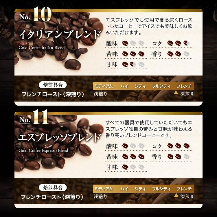 送料無料 コーヒー コーヒー豆 コーヒー粉 2kg 200杯 飲み比べ 選べる 11種類のブレンド 500g×4 おいしい 香り豊か 飲みやすい 新鮮 まろやか 苦み |  | 10