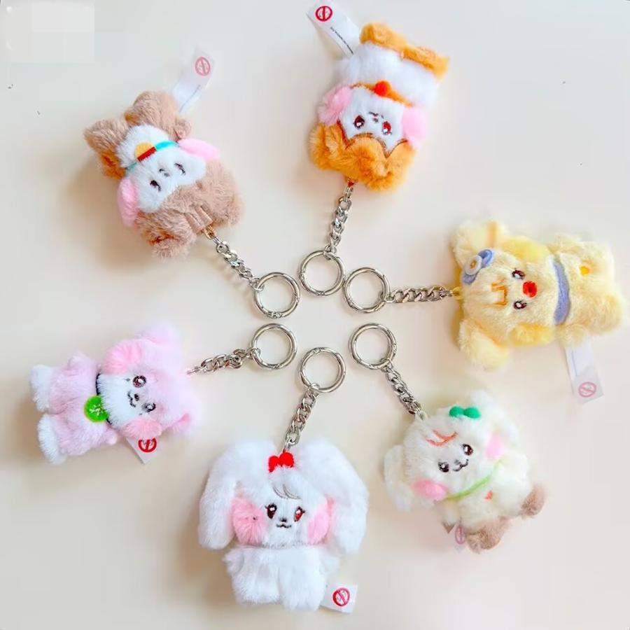 ゆ*に様 IVE minini ぬいぐるみ キーリング　1stファンコンうちわ ゆ*に様 IVE minini ぬいぐるみ キーリング 1stファンコンうちわ