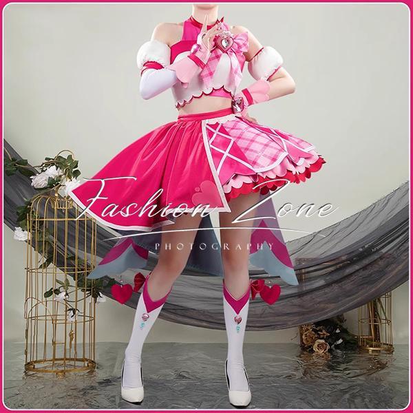 キミとアイドルプリキュア 風 咲良うた Cure Idol コスプレ衣装
