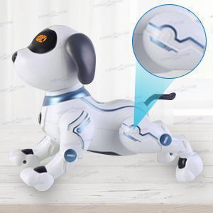 おもちゃ 犬型ロボットアイボ 2022最新版 知育玩具 簡易プログラミング 英語 踊る 子供 小学生 プレゼント お祝い 誕生日 贈り物 リモコン付き｜goldcrownfirst｜05