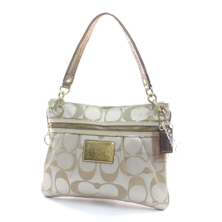 COACH（コーチ） ポピー シグネチャー ショルダーバッグ レディース