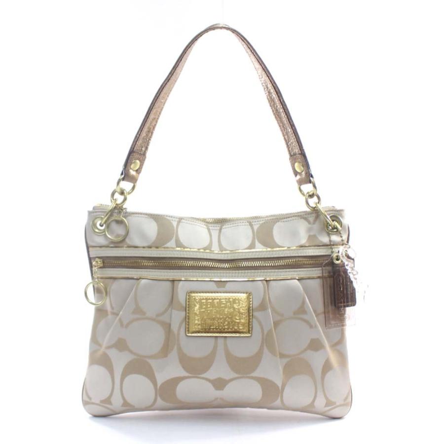 COACH（コーチ） ポピー シグネチャー ショルダーバッグ レディース