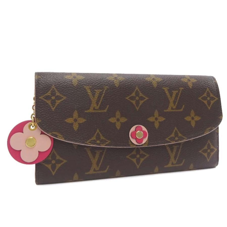 最安値挑戦 ルイ ヴィトン ポルトフォイユエミリー フラワーチャーム モノグラム 長財布 レディース Pvc レザー ブラウン M613 中古 送料無料 Louis Vuitton 待望の再入荷 Www Skylanceronline Com