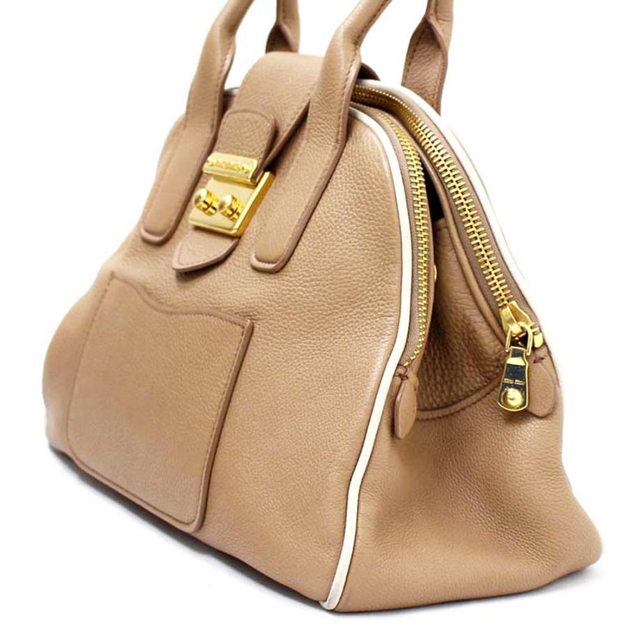 miu miu（ミュウミュウ） 2way ハンドバッグ レディース カーフ レザー
