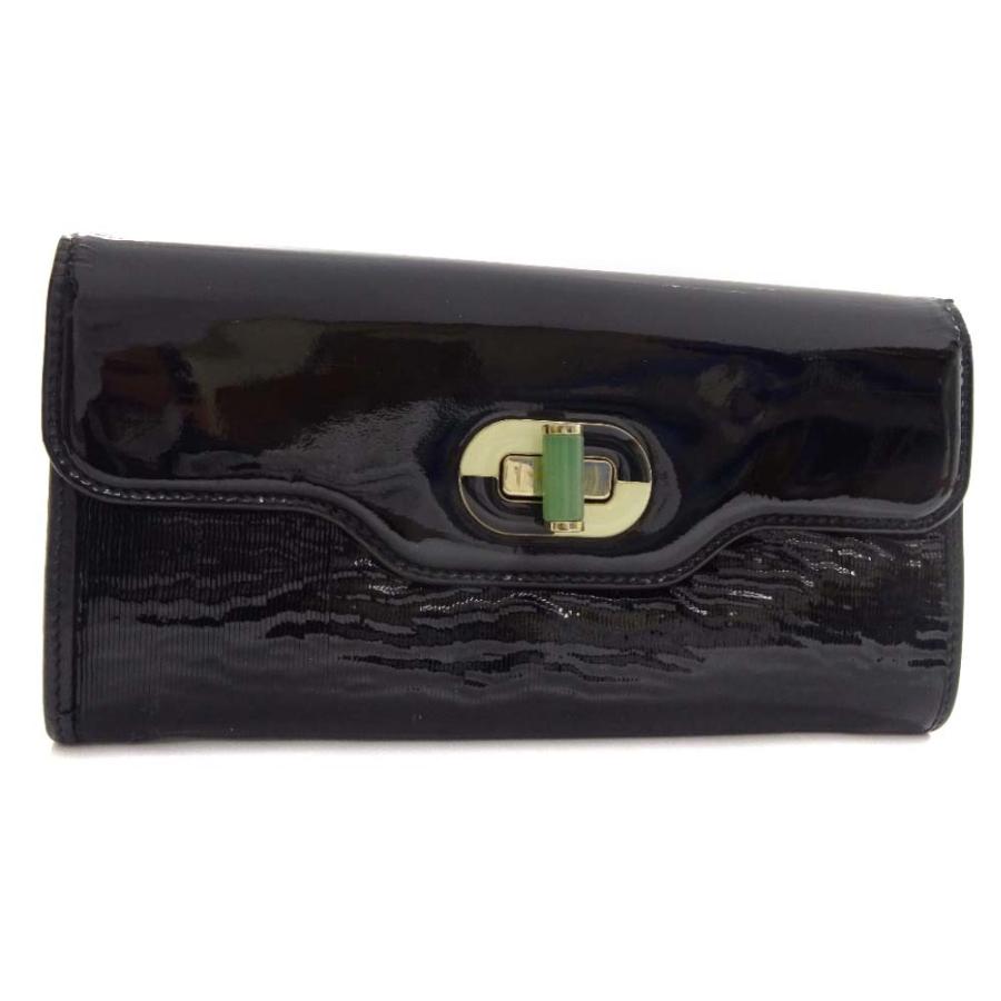 BVLGARI（ブルガリ） イコナ 長財布 レディース レザー ブラック MD