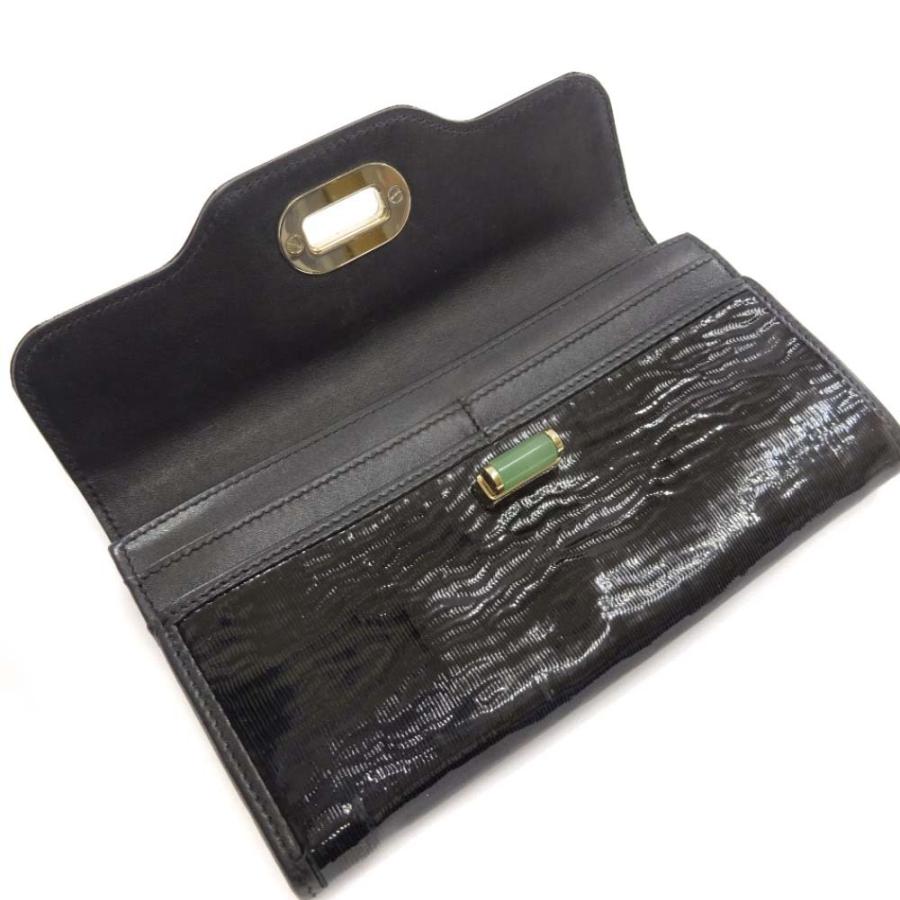 BVLGARI（ブルガリ） イコナ 長財布 レディース レザー ブラック MD