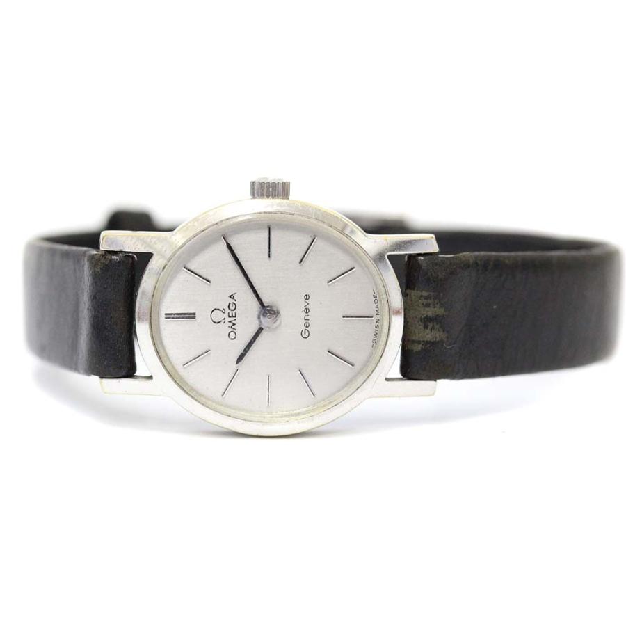 Begin掲載 オメガ デビル 腕時計 レディース 手巻き シルバー文字盤