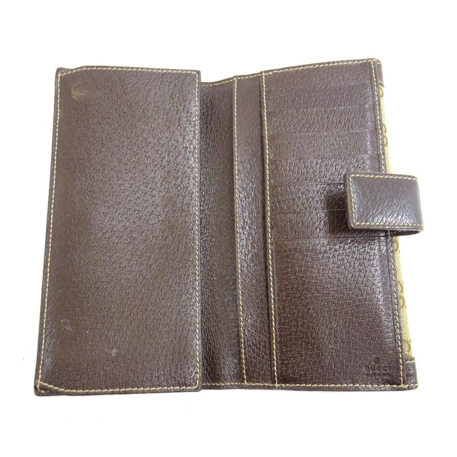 GUCCI（グッチ） GGキャンバス Wホック 長財布 レディース キャンバス