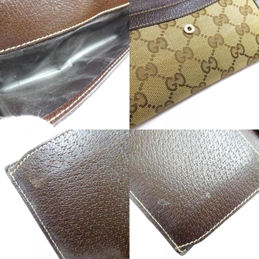 GUCCI（グッチ） GGキャンバス Wホック 長財布 レディース キャンバス