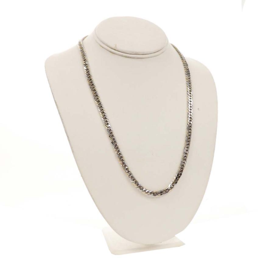 最安値挑戦 ネックレス 100g 約 60cm 全長約 ダブル 6面 喜平 ノーブランド 新品仕上げ済み ノーブランド Brand No メンズ Brand No 送料無料 中古 コンビ ジュエリー Pt850プラチナ K18ゴールド メンズアクセサリー