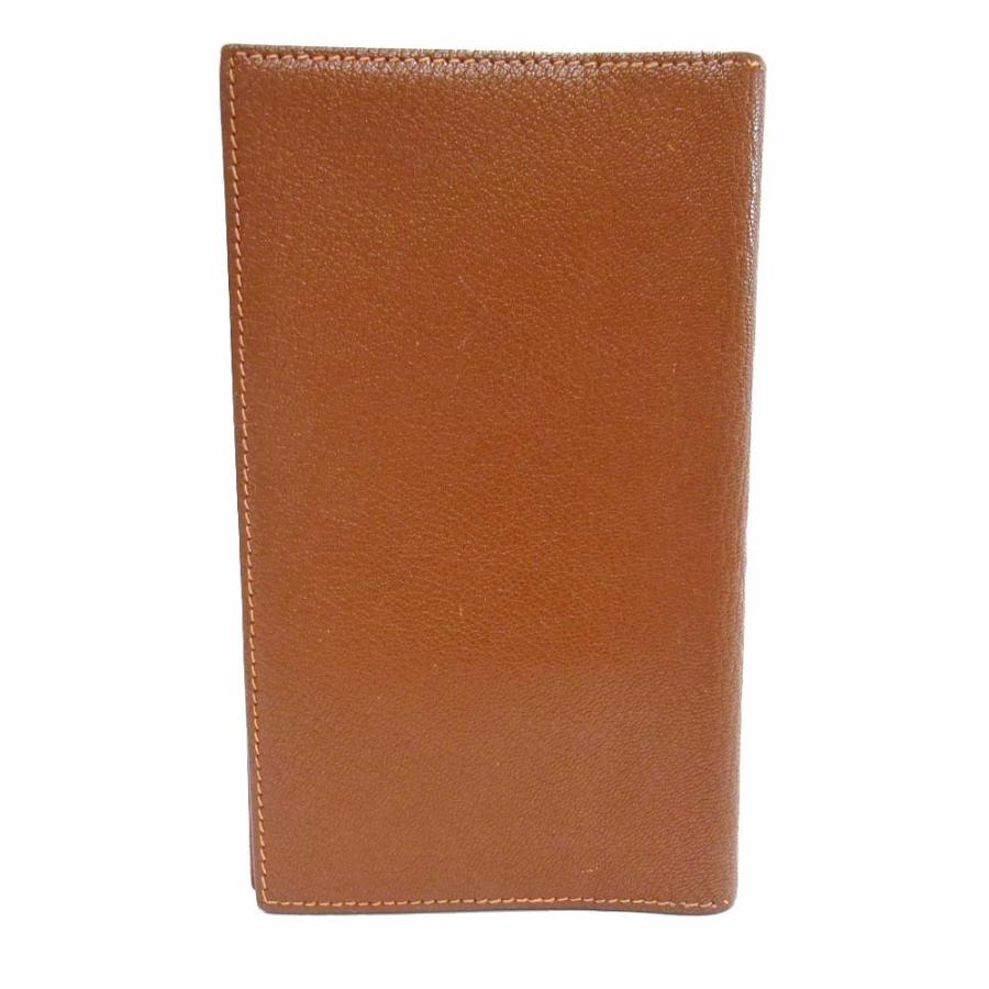 HERMES◇アジェンダ ヴィジョン/手帳カバー/レザー/BRW/レディース