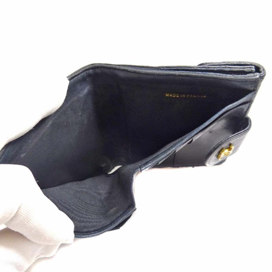 CHANEL シャネル ビコローレ Wホック 二つ折り財布 レディース