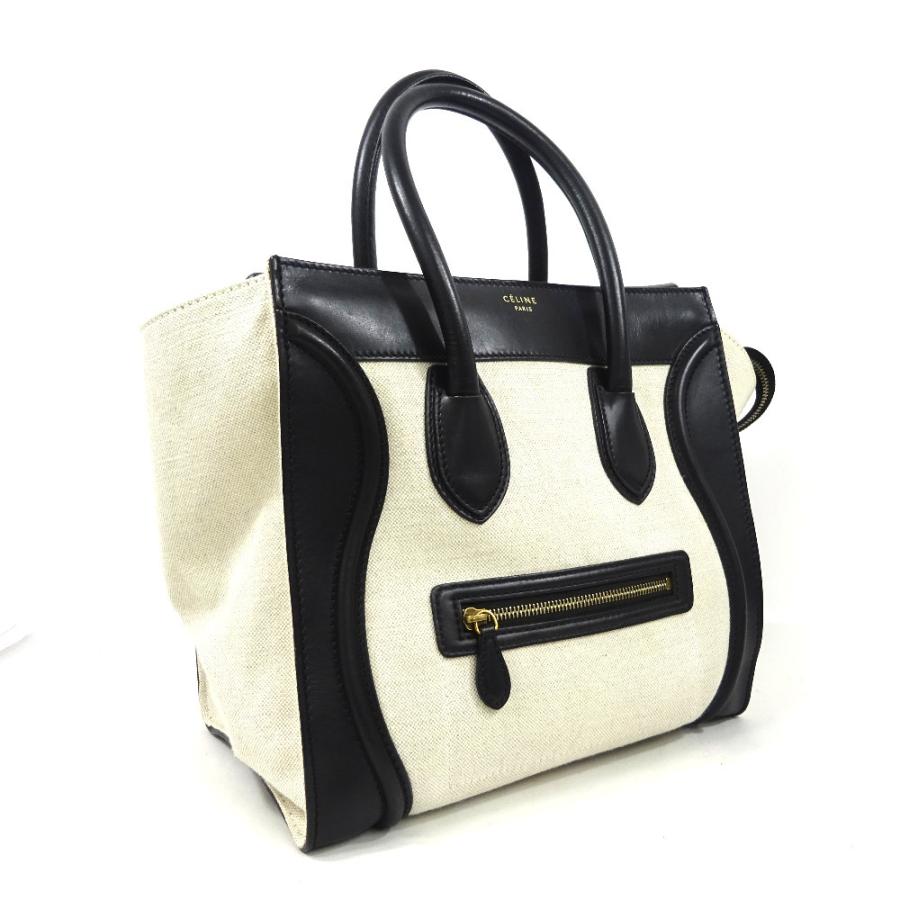 大注目 セリーヌ ラゲージ ミニショッパー ハンドバッグ レディース