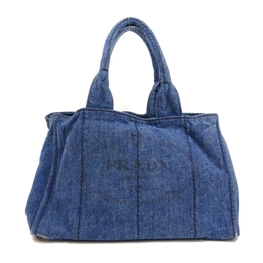 PRADA（プラダ） カナパ トートバッグ ハンドバッグ レディース デニム